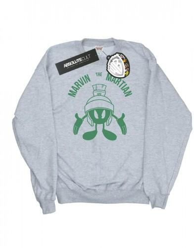 Looney Tunes Heren Marvin The Martian katoenen sweatshirt met groot hoofd