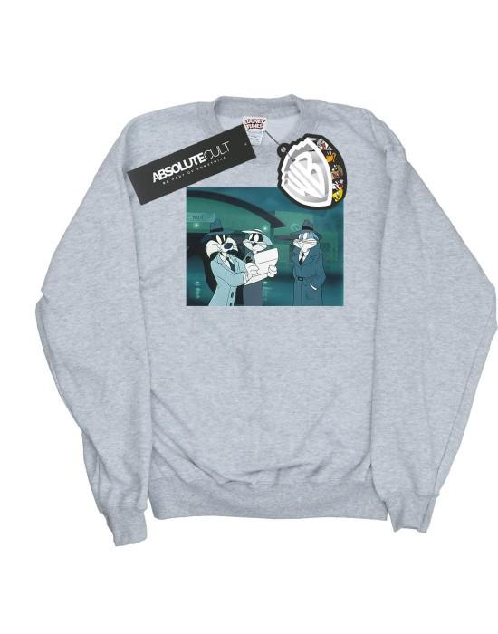 Looney Tunes Heren Bugs Bunny Sylvester Letter Katoenen sweatshirt