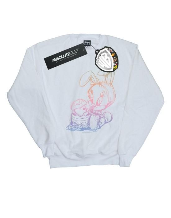 Looney Tunes Tweety Pie Easter Egg Sketch katoenen sweatshirt voor heren