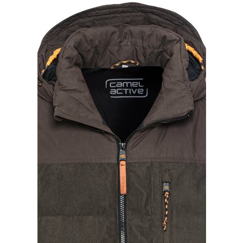 Camel active Outdoorjack met een capuchon