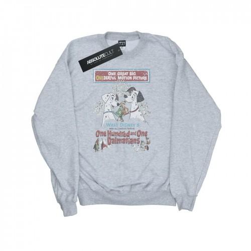 Disney Heren 101 Dalmatiërs Retro Poster Sweatshirt