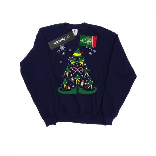 Elf heren kerstboom sweatshirt