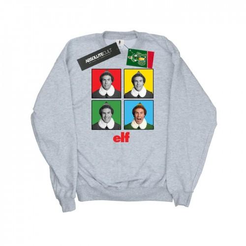 Elf Heren Sweatshirt met vier gezichten