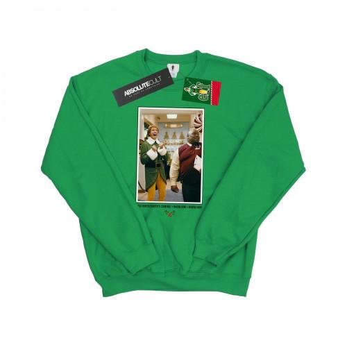 Elf Heren OMG Kerstman Foto Sweatshirt