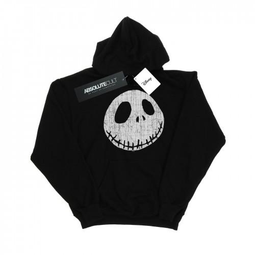 Disney Mens Nightmare Before Christmas Jack Cracked Face Hoodie