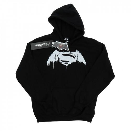 DC Comics Batman v Superman Beaten-logo-hoodie voor heren