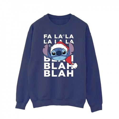 Disney Heren Lilo en Stitch Kerst Blah Blah Blah Sweatshirt