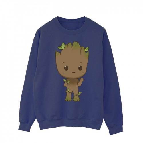 Marvel Heren I Am Groot Chibi Wave Pose Sweatshirt