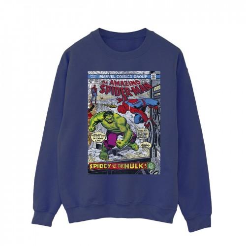 Marvel Spider-Man VS Hulk Cover-sweatshirt voor heren