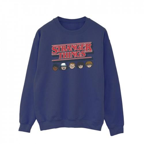 Pertemba FR - Apparel Netflix Heren Stranger Things karikatuurlogo sweatshirt