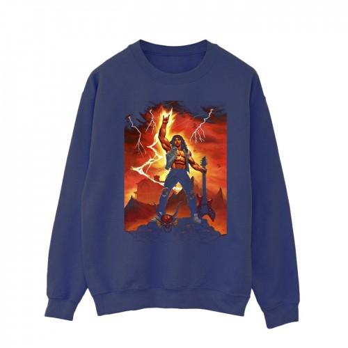 Pertemba FR - Apparel Netflix Heren Stranger Things Hell Gitaar Sweatshirt