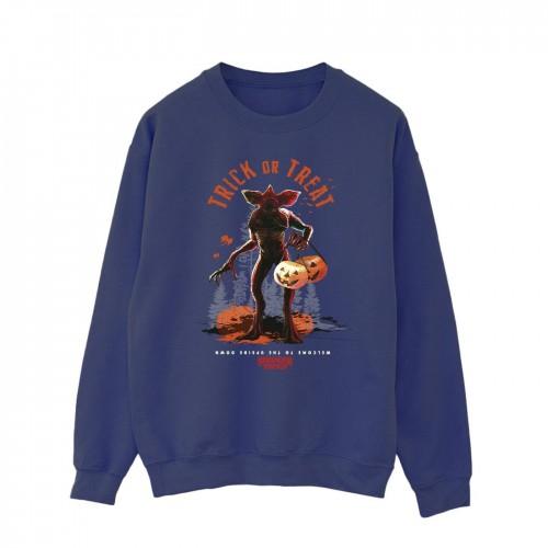 Pertemba FR - Apparel Netflix Heren Stranger Things Trick or Treat Demagorgon Sweatshirt