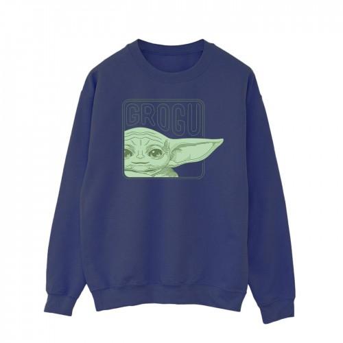 Star Wars Heren The Mandalorian Grogu Box Sweatshirt