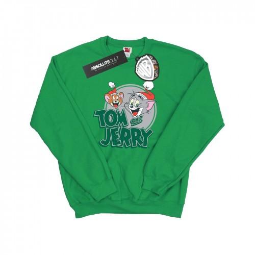 Tom And Jerry Tom en Jerry Heren kerstgroeten sweatshirt