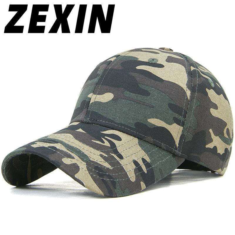 ZEXIN Hoed Lente en zomer Mode Tij Camouflage Baseball Cap Buitensporten Zonnehoed Zonnebrandcrème Uitje Eend Tong Hoed