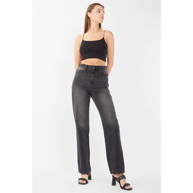 Banny Jeans Zwarte Palazzo Jean-broek voor dames