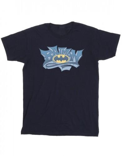 DC Comics katoenen T-shirt met Batman Graffiti-logo voor meisjes