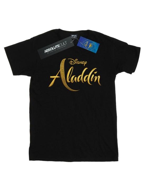 Disney meisjes Aladdin filmlogo katoenen T-shirt