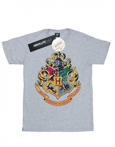 Harry Potter meisjes Zweinstein Crest gouden inkt katoenen T-shirt