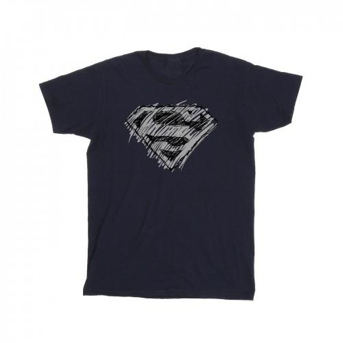 DC Comics jongens Superman logo schets T-shirt