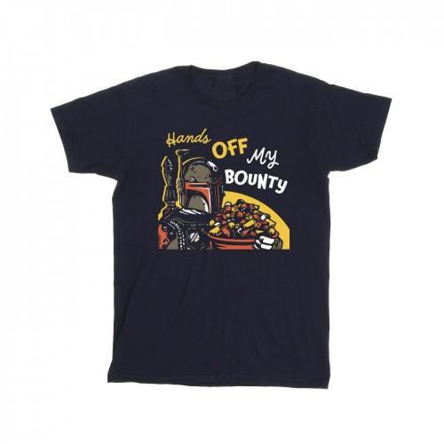 Star Wars Boys Boba Fett Hands Off My Bounty T-Shirt