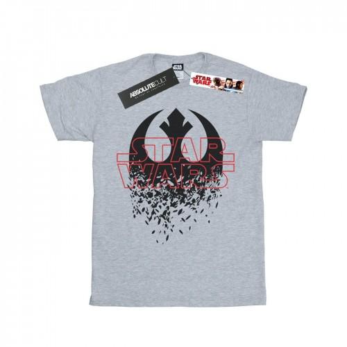 Star Wars jongens het laatste Jedi verbrijzelde embleem T-shirt