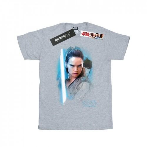 Star Wars jongens het laatste Jedi Rey geborsteld T-shirt