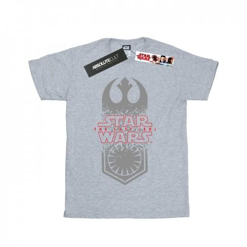 Star Wars jongens het laatste Jedi symbool Crash T-shirt