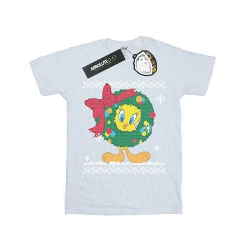 Looney Tunes Tweety Pie kerst Fair Isle katoenen T-shirt voor meisjes