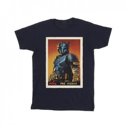 Star Wars Boys The Mandalorian Paz Vizla Card T-Shirt