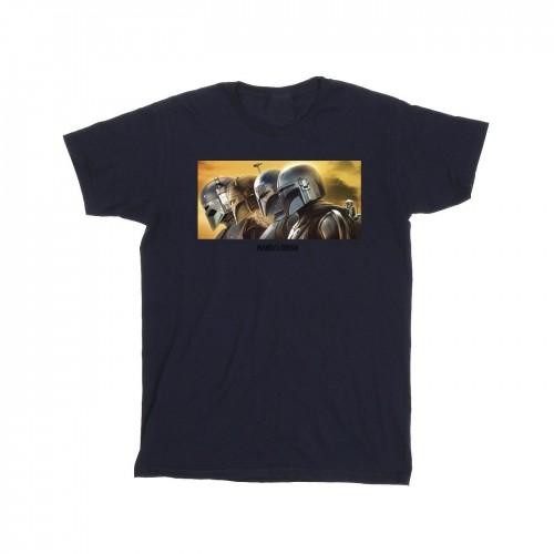 Star Wars Boys The Mandalorian Painted Group T-Shirt