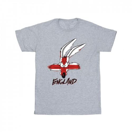 Looney Tunes meisjes Coyote Engeland gezicht katoenen T-shirt