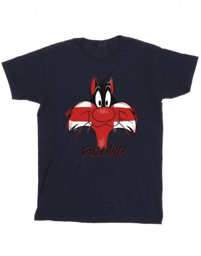 Looney Tunes Sylvester Engeland Face katoenen T-shirt voor meisjes