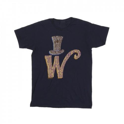 Pertemba FR - Apparel Willy Wonka Boys W-logo hoed T-shirt