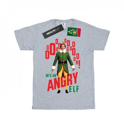 Elf meisjes boze  katoenen T-shirt