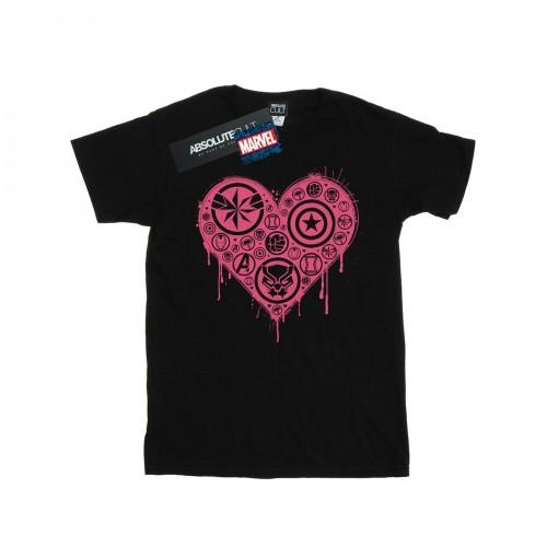 Marvel Girls I Heart Avengers katoenen T-shirt