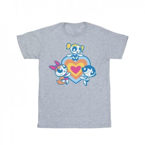 Pertemba FR - Apparel Het Powerpuff Girls Girls Heart Group katoenen T-shirt