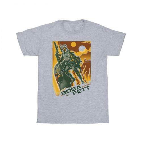 Star Wars meisjes Boba Fett collage katoenen T-shirt