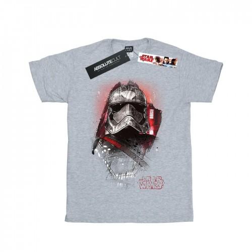 Star Wars Girls The Last Jedi Captain Phasma Brushed Cotton T-Shirt