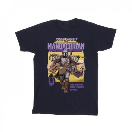 Star Wars Girls The Mandalorian More Than I Signed Up For Cotton T-Shirt