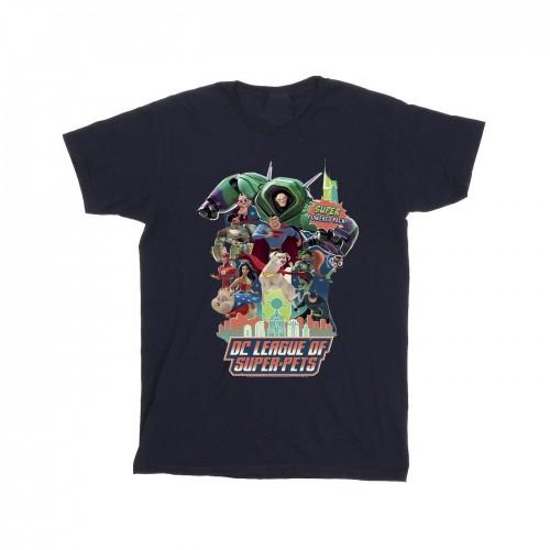 DC Comics DC League Of Super-Pets Super Powered Pack katoenen T-shirt voor meisjes