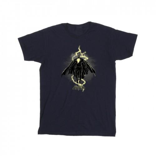 DC Comics meisjes zwart Adam Hovering Bolt katoenen T-shirt