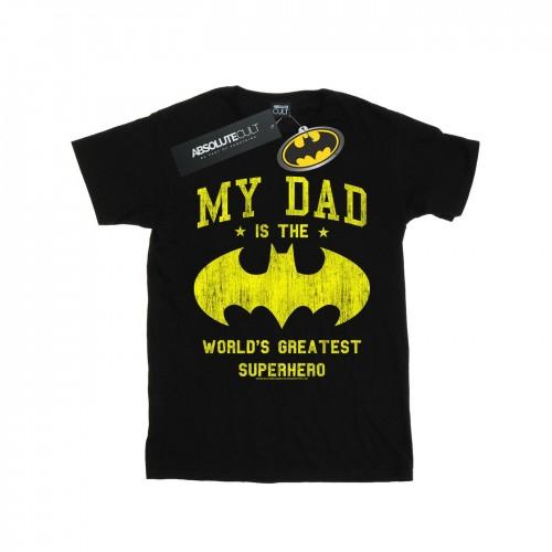 DC Comics Girls Batman Mijn vader is een superheld katoenen T-shirt