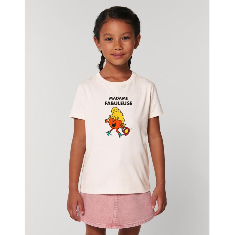 Monsieur Madame Tshirt Enfant MADAME FABULEUSE