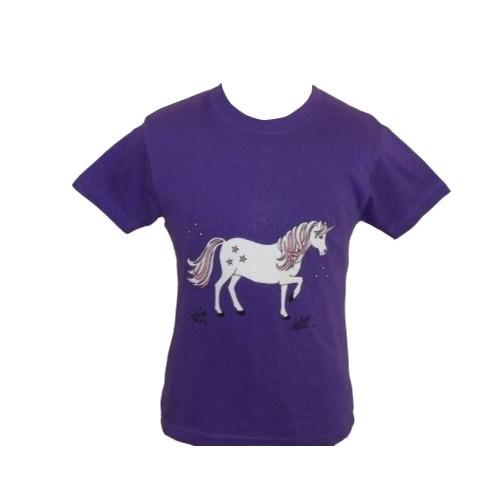 Pertemba FR - Apparel British Country Collection Kinder/Kinderdansende Eenhoorn T-shirt