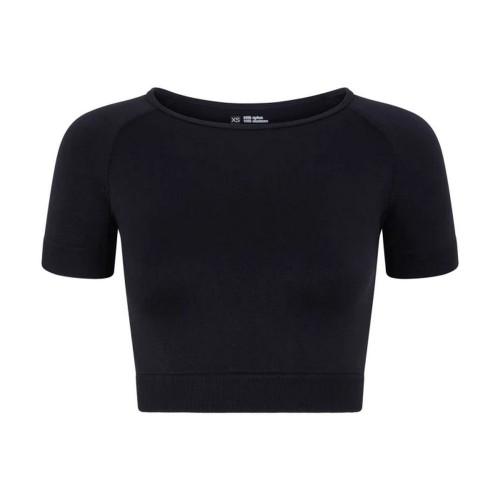 Silky Zijdeachtige effen crop top voor meisjes