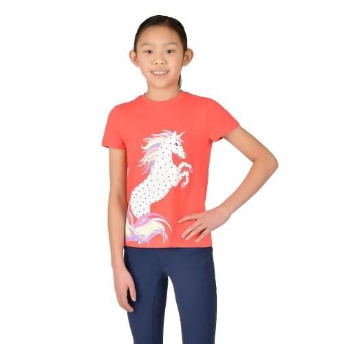 DUBLIN Girls Tilly Rainbow Horse T-Shirt