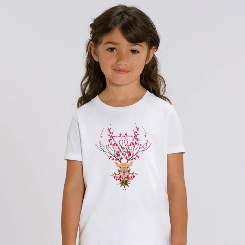 Le Roi du Tshirt Tshirt Enfant SPRING DEER