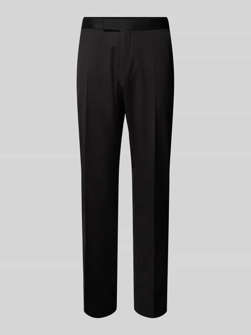 Carl gross Regular fit pantalon van scheerwol, model 'Shadow'