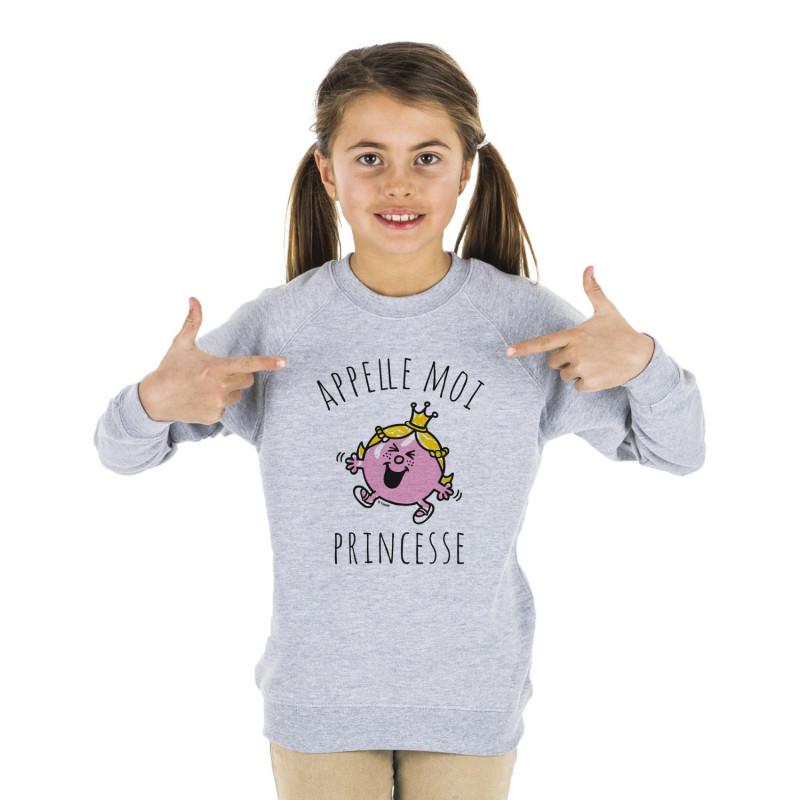 Monsieur Madame Sweat Enfant APPELLE MOI PRINCESSE